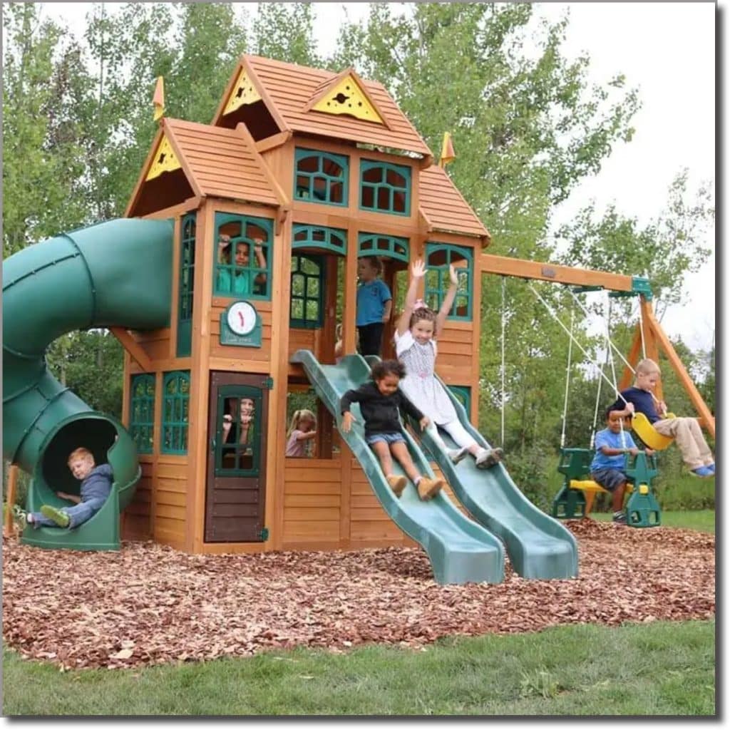 swing-set-with-playhouse