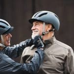 strapping-on-bike-helmet